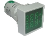 PM25AC LED-G digitln panelov volt-ampr metr