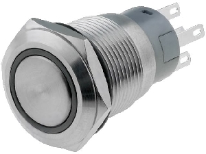 Tlačítko ON-ON R1912X-B-IP67 antivandal 5108-375