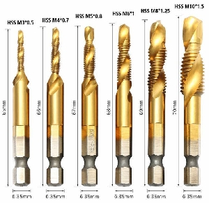 Závitníky M3,M4,M5,M6,M8,M10 sada 5210-3724