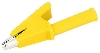 KROKOSVORKA 4mm 10A LC izolovan� �lut�