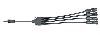 SOL-ROZDVOJKA-1Z/4V 51cm solrn kabel