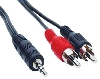 KAB 2xCINCH-V/JACK3,5-VS LC 5m KABEL